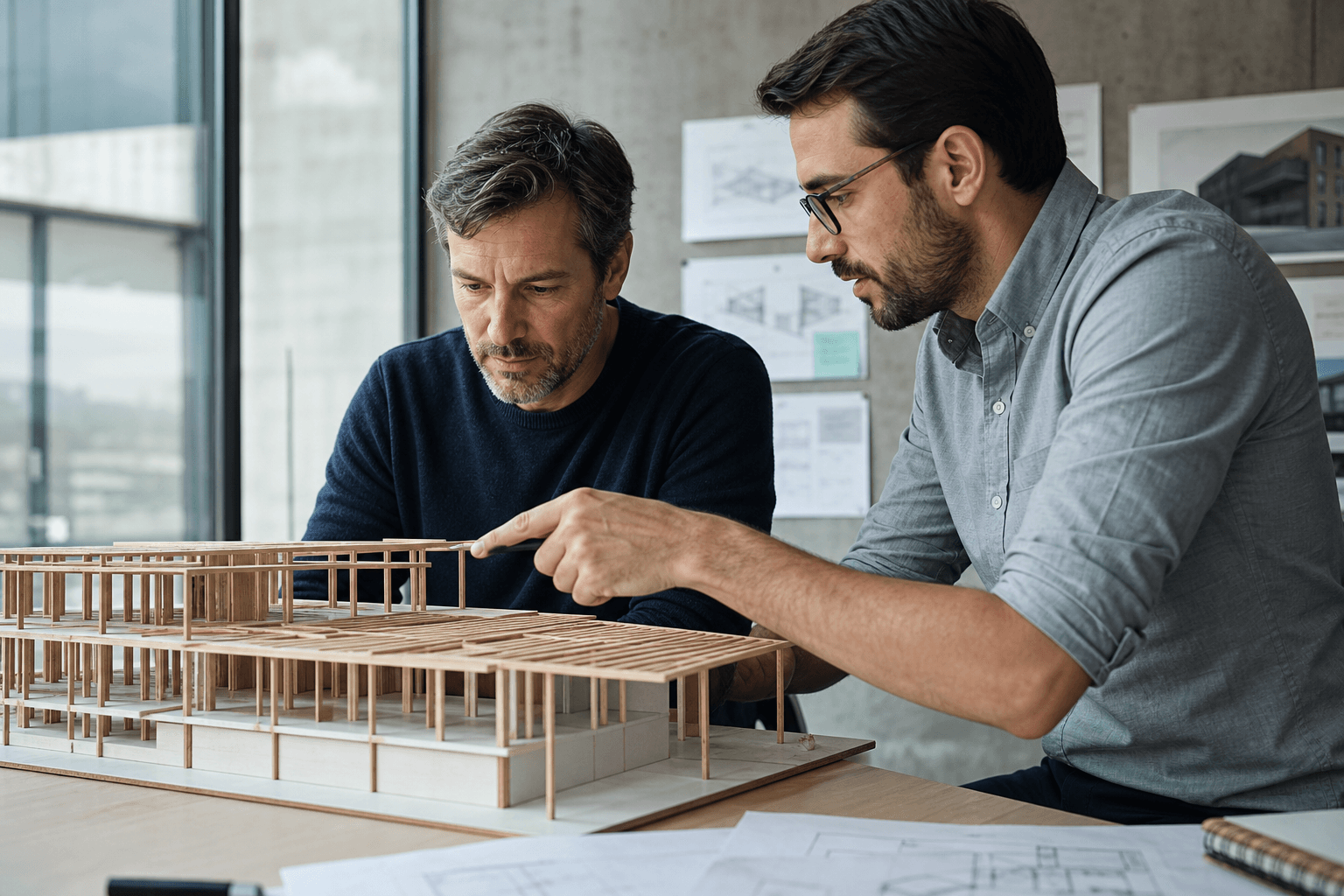 Supporting image 2 for Architects: Hands-on service or craft moment for Architects—authentic, not a generic stock office