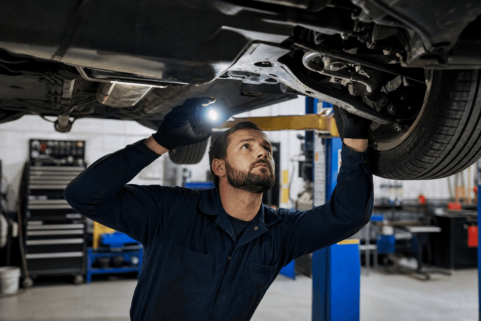 Hero photo for Auto repair shops: real-world context for a portfolio or booking website