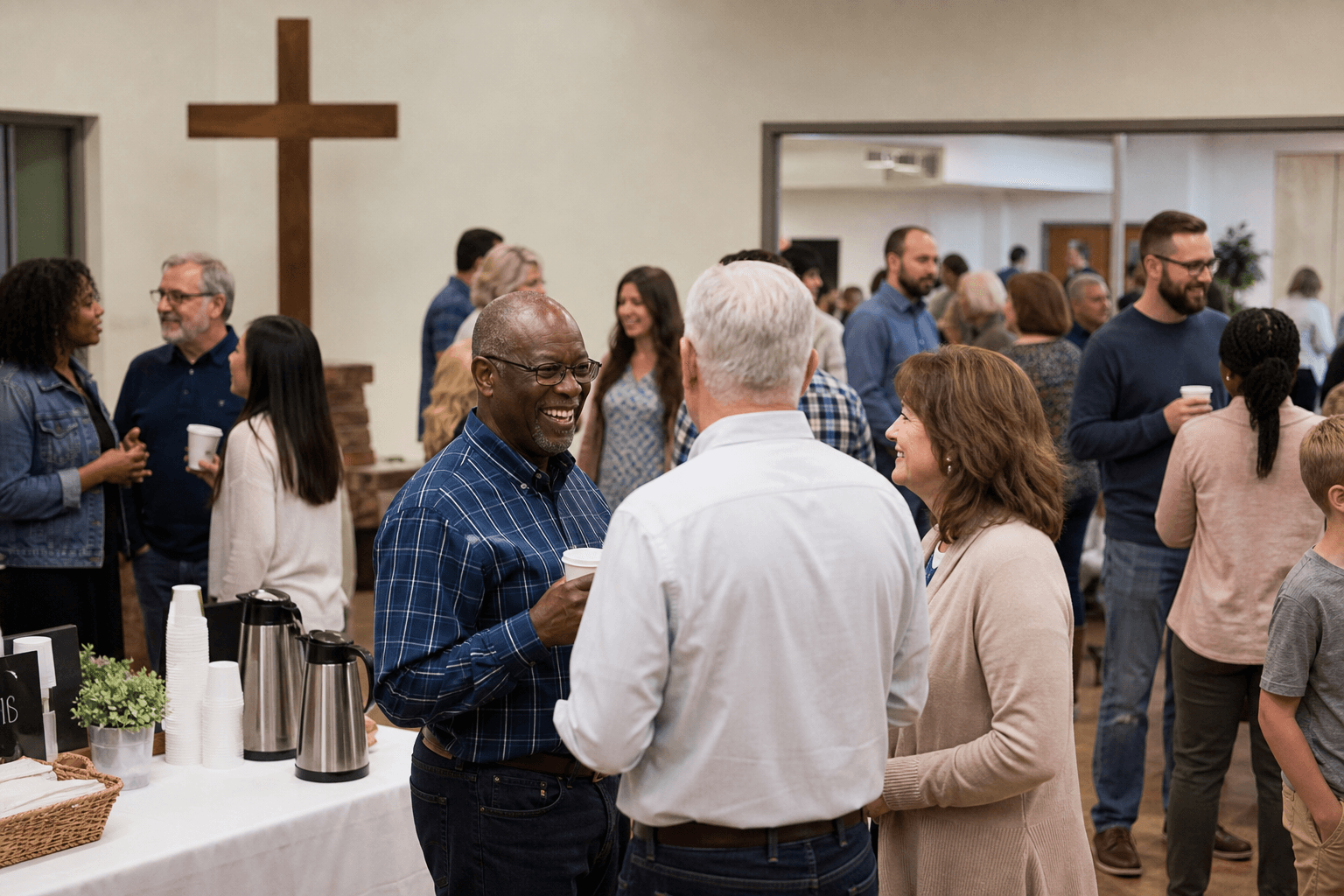 Supporting image 3 for Churches: Customer-facing outcome for Churches—finished work, happy clients, or storefront energy