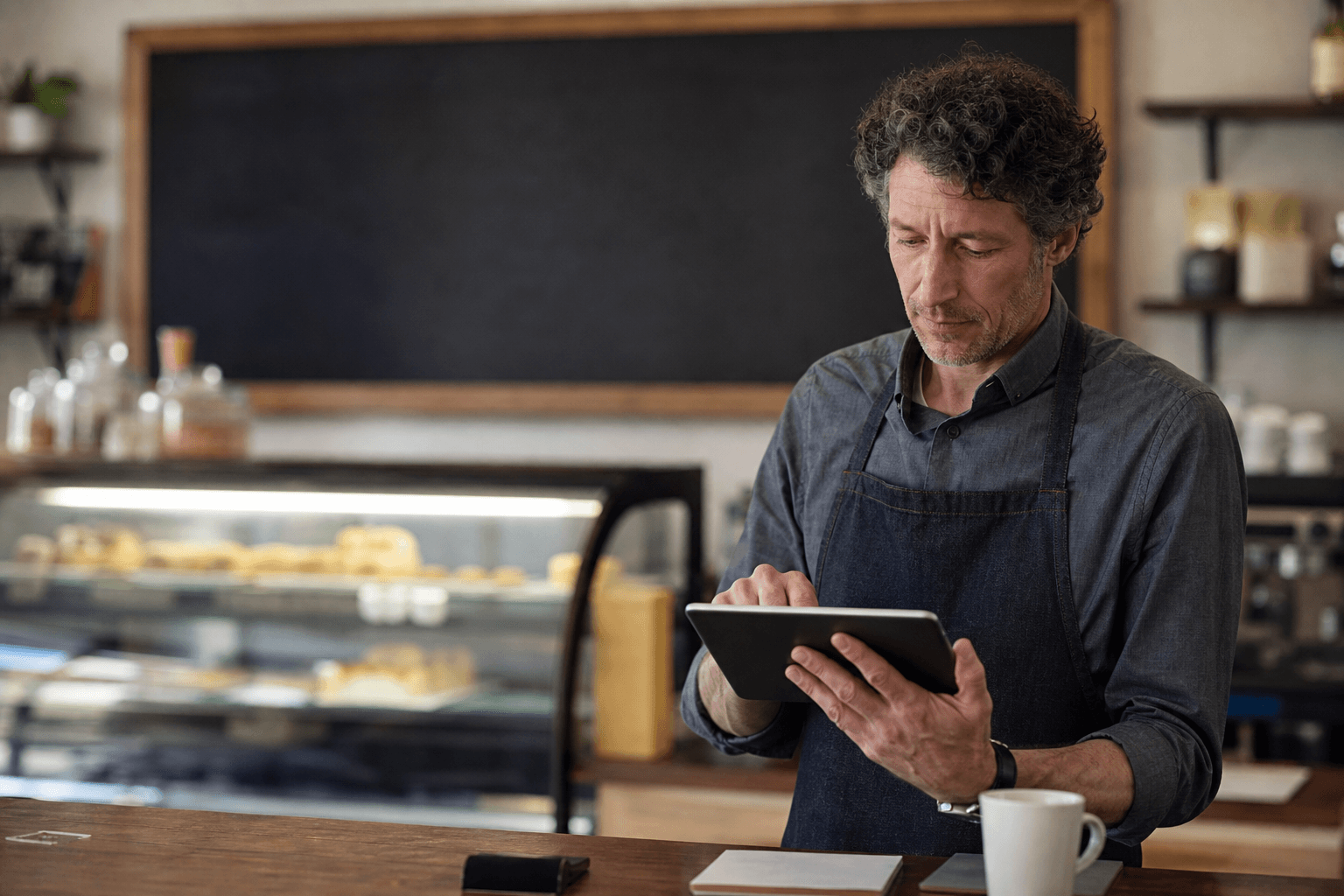 Supporting image 1 for Coffee shops: Planning and workspace for Coffee shops—maps, schedules, or prep surfaces relevant to their trade