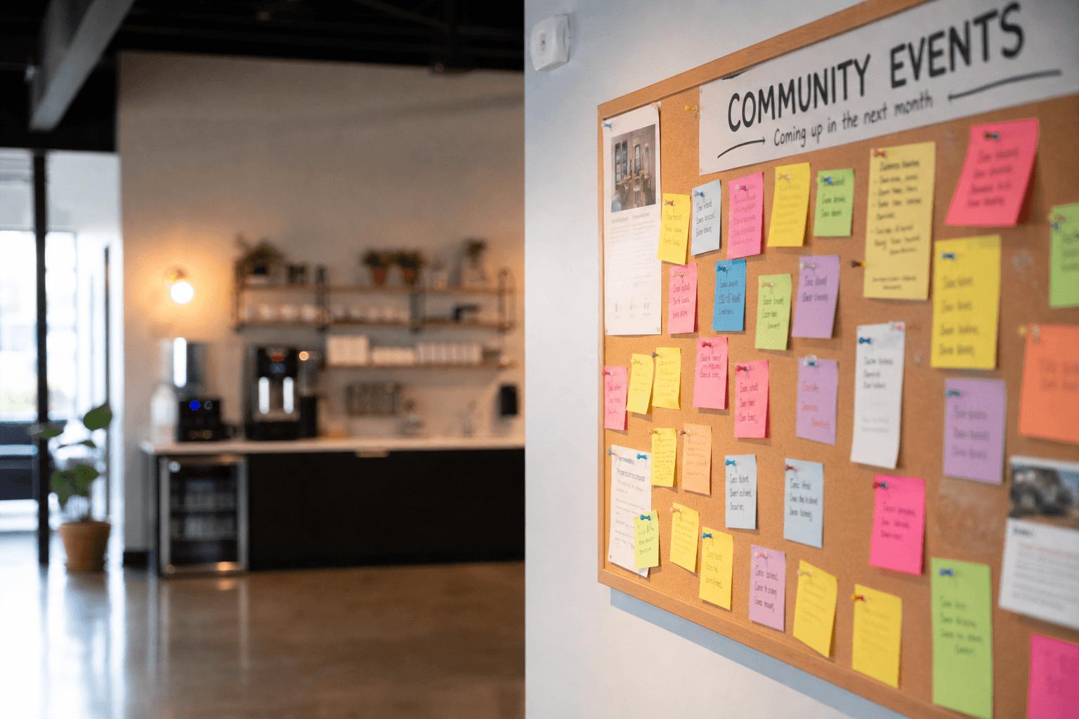 Supporting image 1 for Coworking spaces: Planning and workspace for Coworking spaces—maps, schedules, or prep surfaces relevant to their trade
