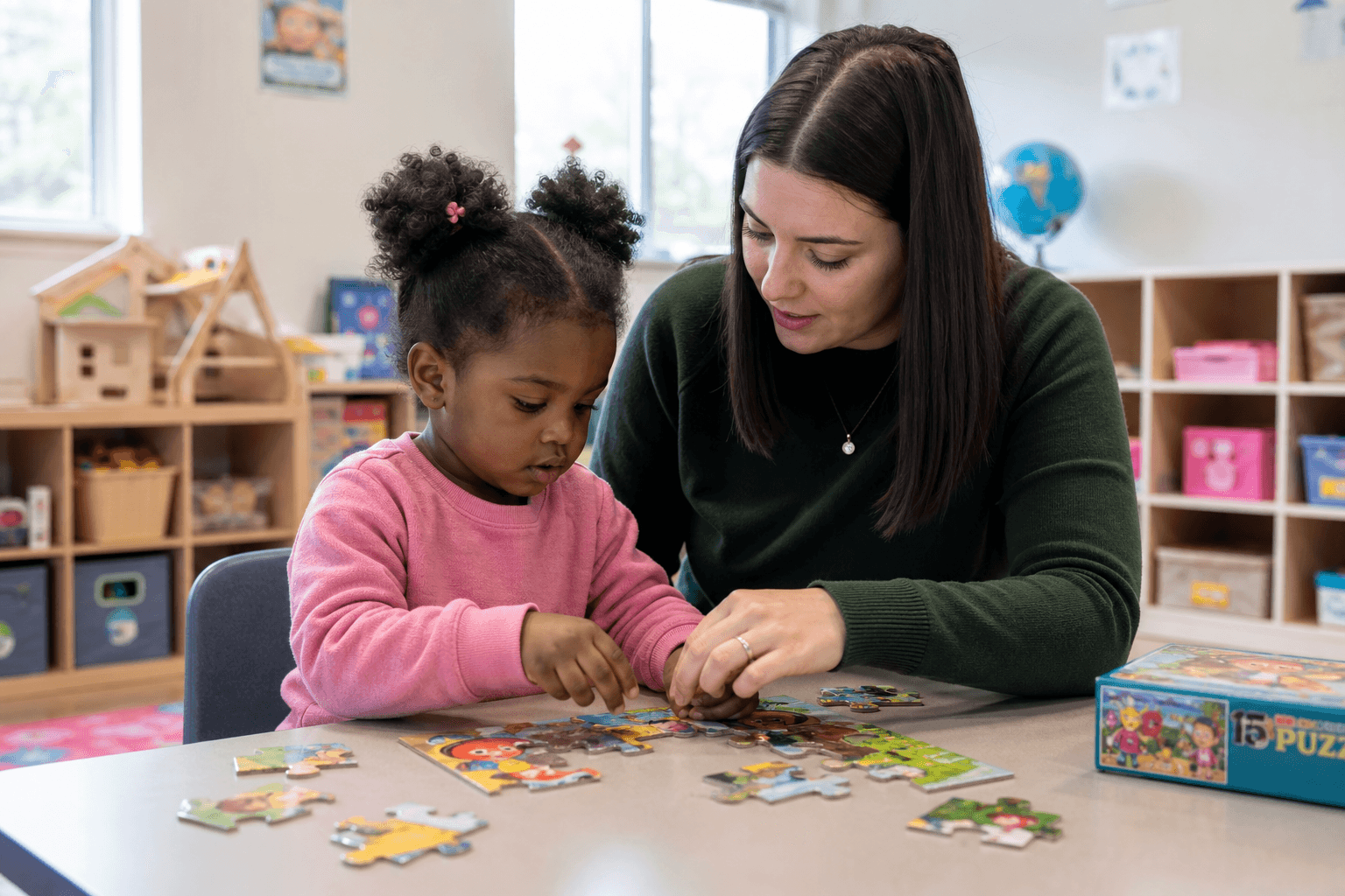 Supporting image 2 for Daycares: Hands-on service or craft moment for Daycares—authentic, not a generic stock office