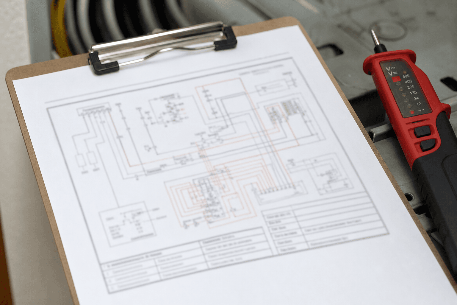Supporting image 1 for Electricians: Planning and workspace for Electricians—maps, schedules, or prep surfaces relevant to their trade