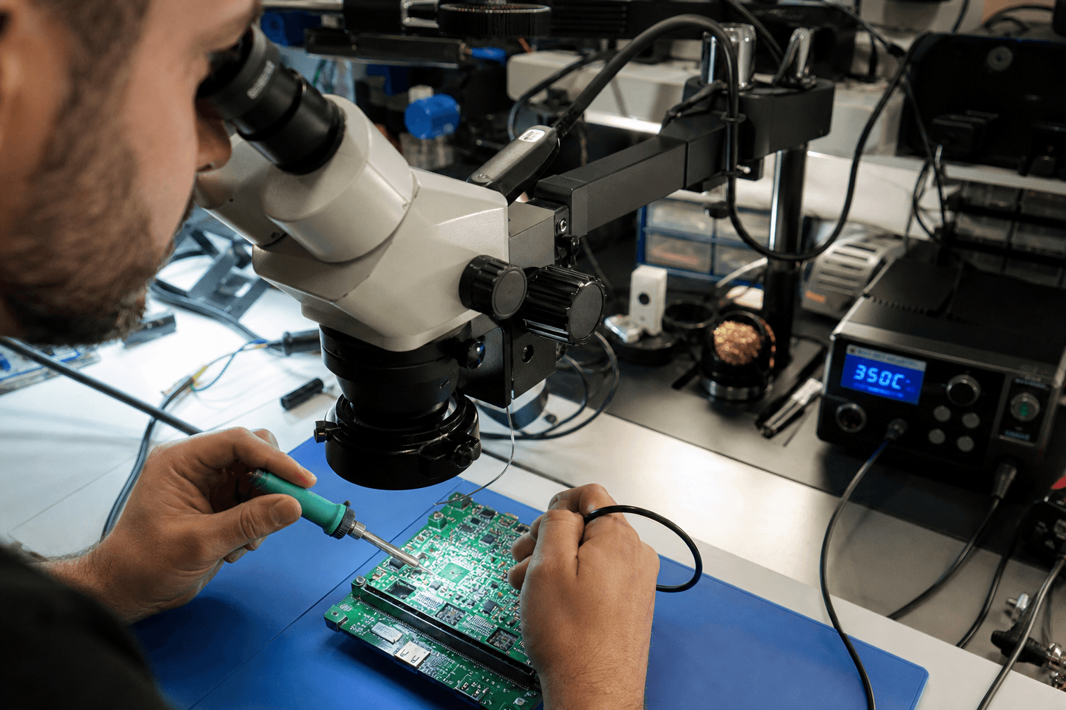 Supporting image 2 for Engineers: Hands-on service or craft moment for Engineers—authentic, not a generic stock office