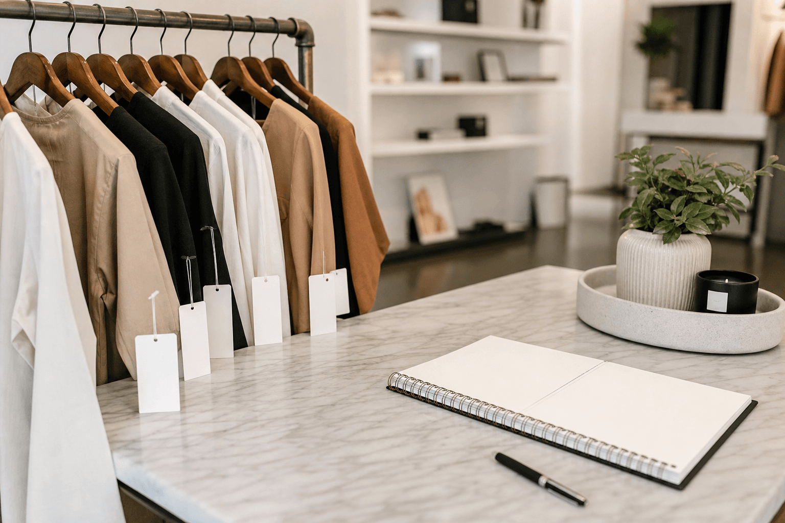 Supporting image 1 for Fashion boutiques: Planning and workspace for Fashion boutiques—maps, schedules, or prep surfaces relevant to their trade