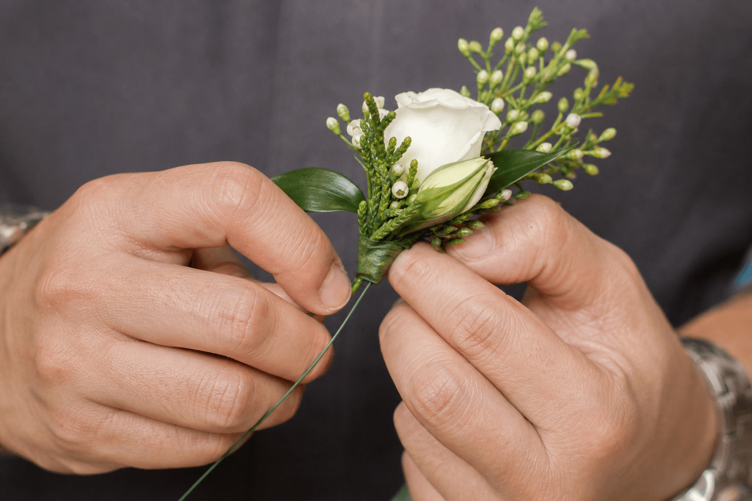 Supporting image 2 for Florists: Hands-on service or craft moment for Florists—authentic, not a generic stock office