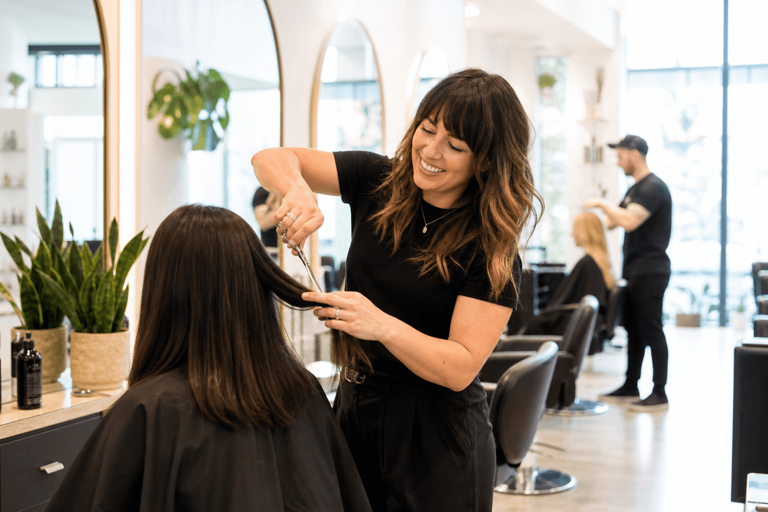 Hero photo for Hair salons: real-world context for a portfolio or booking website