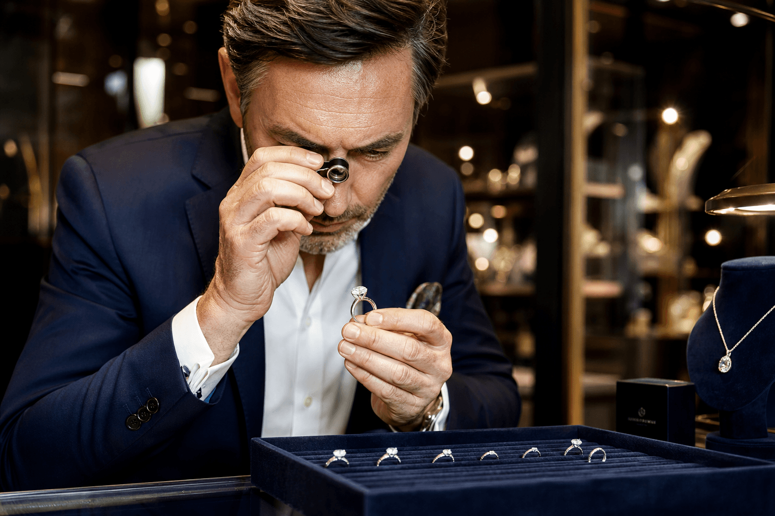 Hero photo for Jewelers: real-world context for a portfolio or booking website