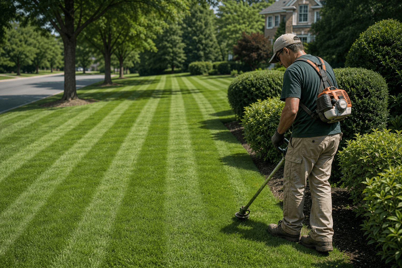 Supporting image 2 for Landscapers: Hands-on service or craft moment for Landscapers—authentic, not a generic stock office
