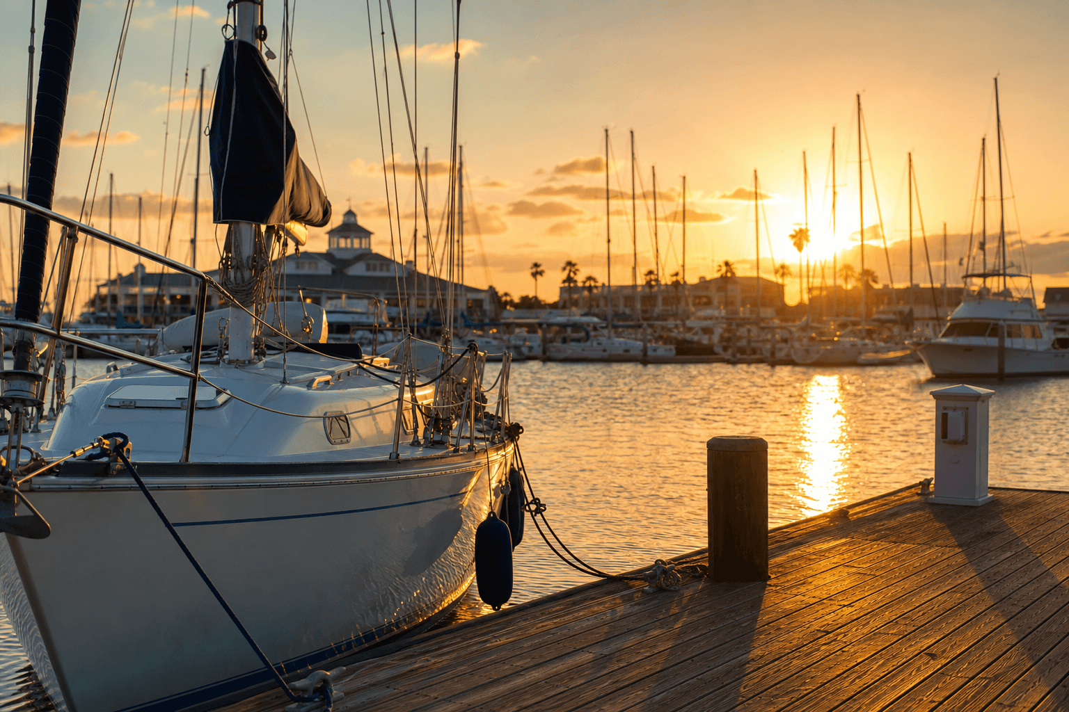 Hero photo for Marinas: real-world context for a portfolio or booking website