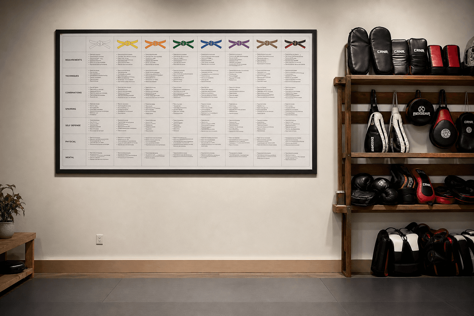 Supporting image 1 for Martial arts schools: Planning and workspace for Martial arts schools—maps, schedules, or prep surfaces relevant to their trade
