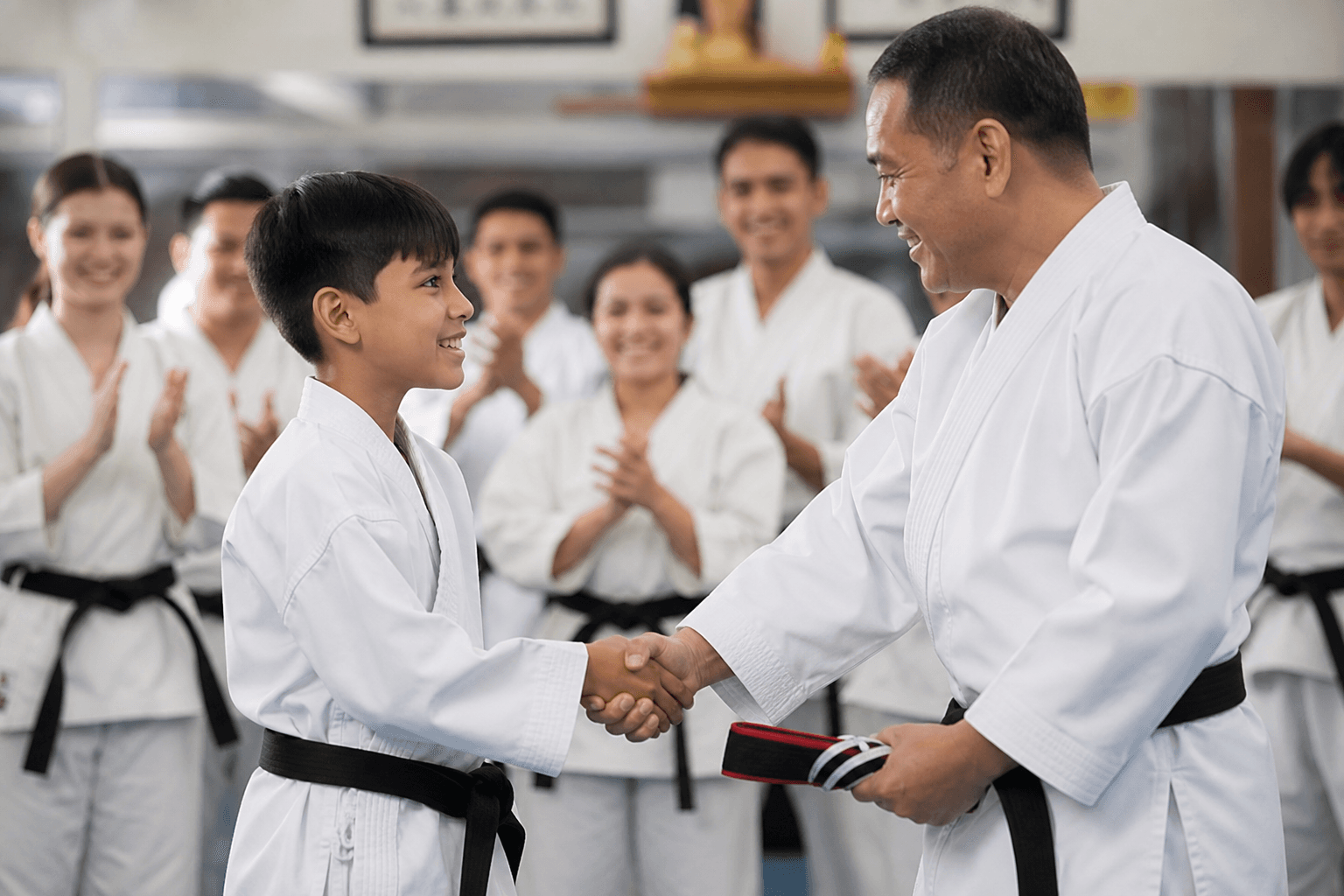 Supporting image 3 for Martial arts schools: Customer-facing outcome for Martial arts schools—finished work, happy clients, or storefront energy