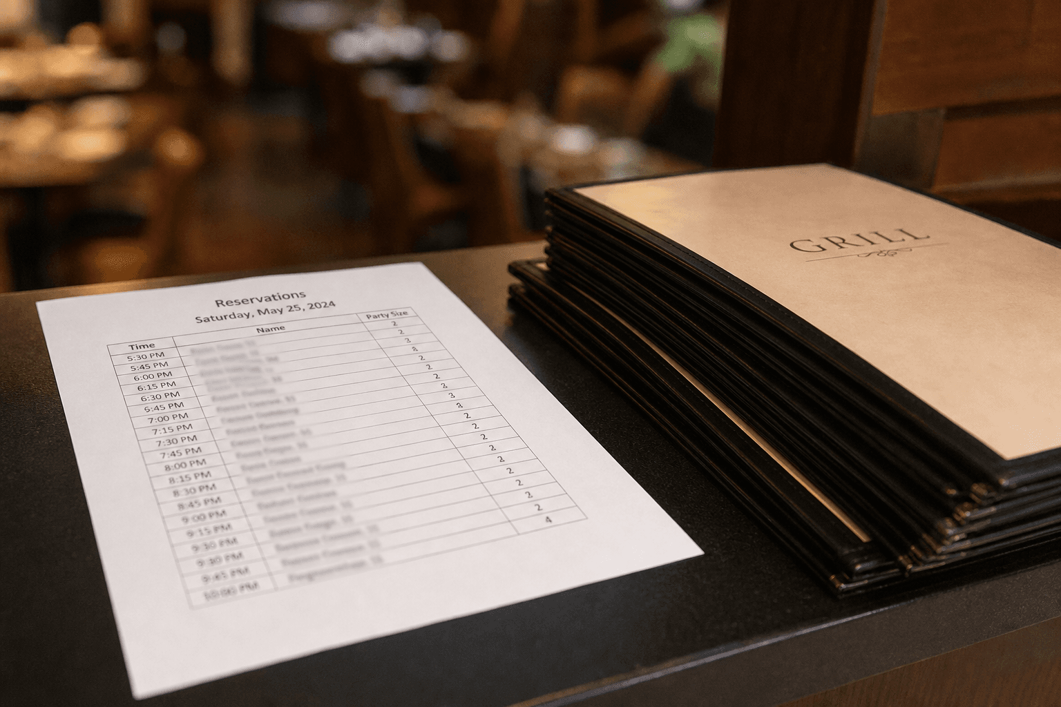 Supporting image 1 for Restaurants: Planning and workspace for Restaurants—maps, schedules, or prep surfaces relevant to their trade