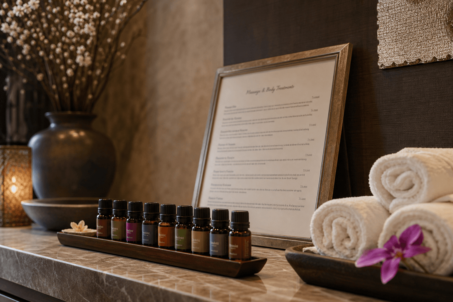 Supporting image 1 for Spas: Planning and workspace for Spas—maps, schedules, or prep surfaces relevant to their trade