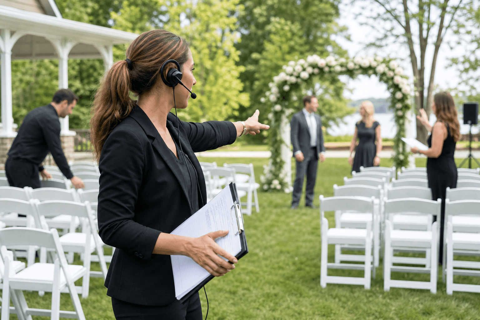 Supporting image 2 for Wedding planners: Hands-on service or craft moment for Wedding planners—authentic, not a generic stock office