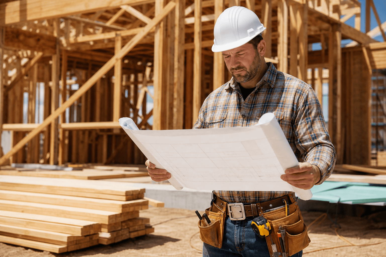 Hero photo for Contractors: real-world context for a portfolio or booking website