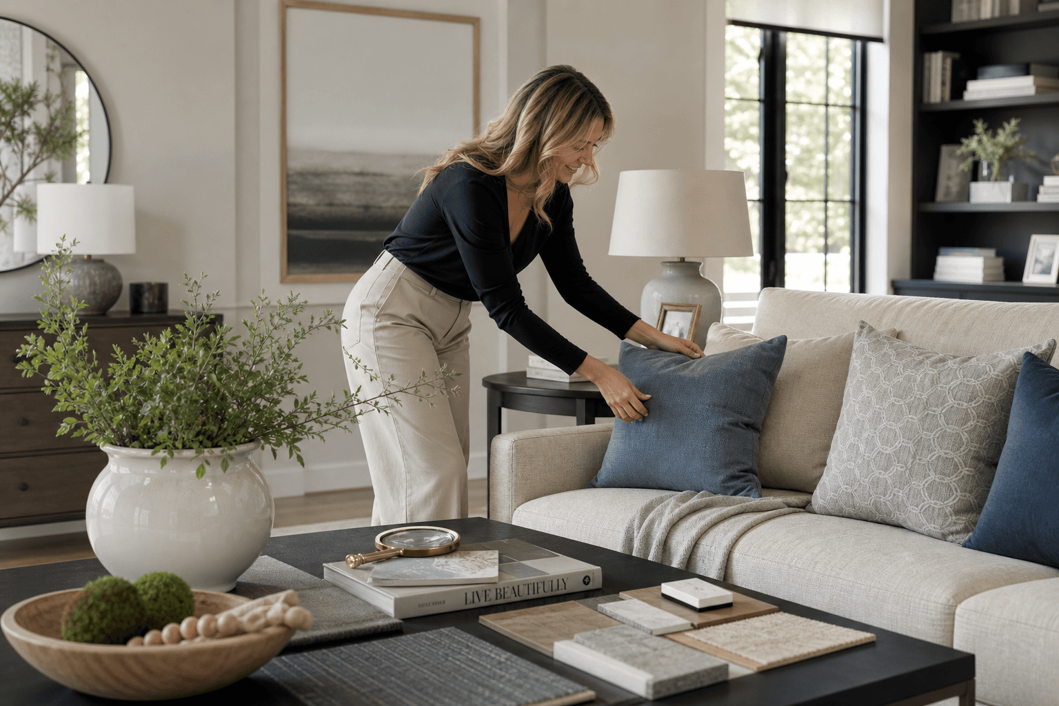Hero photo for Interior designers: real-world context for a portfolio or booking website