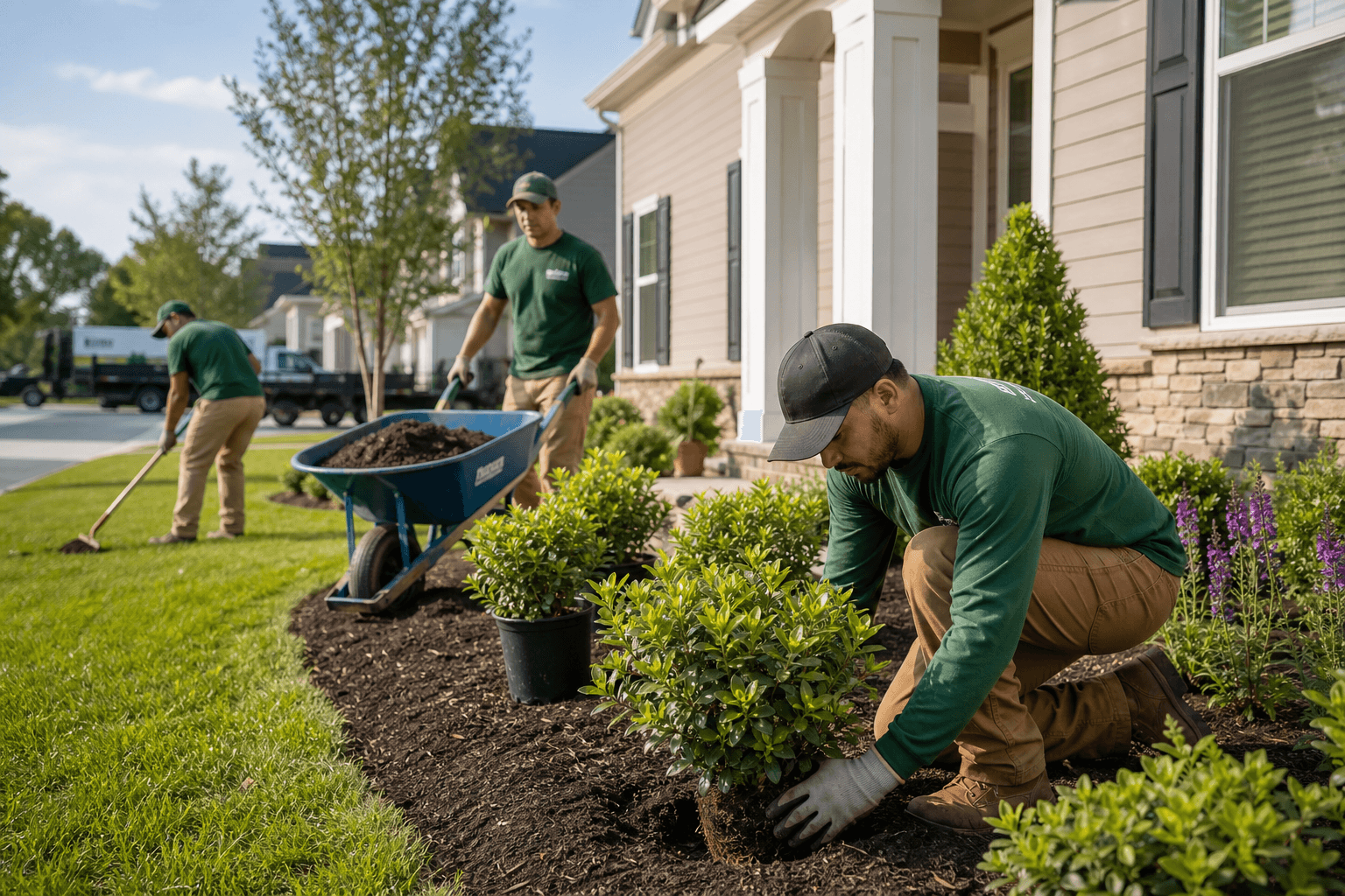 Hero photo for Landscapers: real-world context for a portfolio or booking website