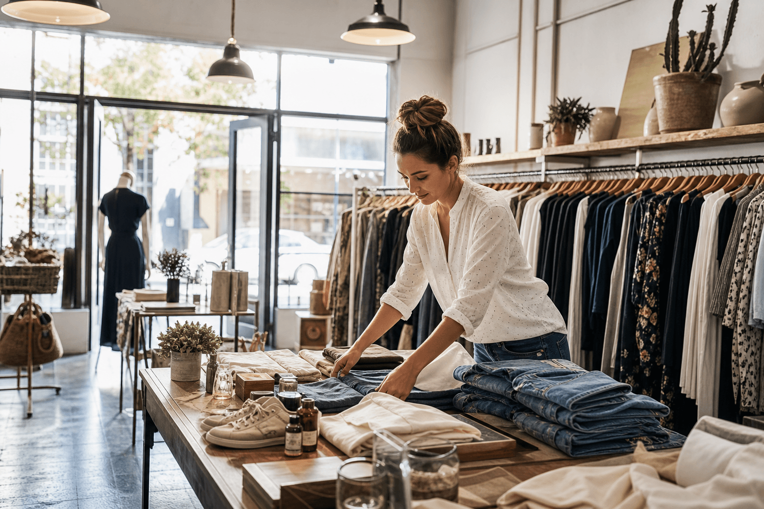 Hero photo for Retail stores: real-world context for a portfolio or booking website