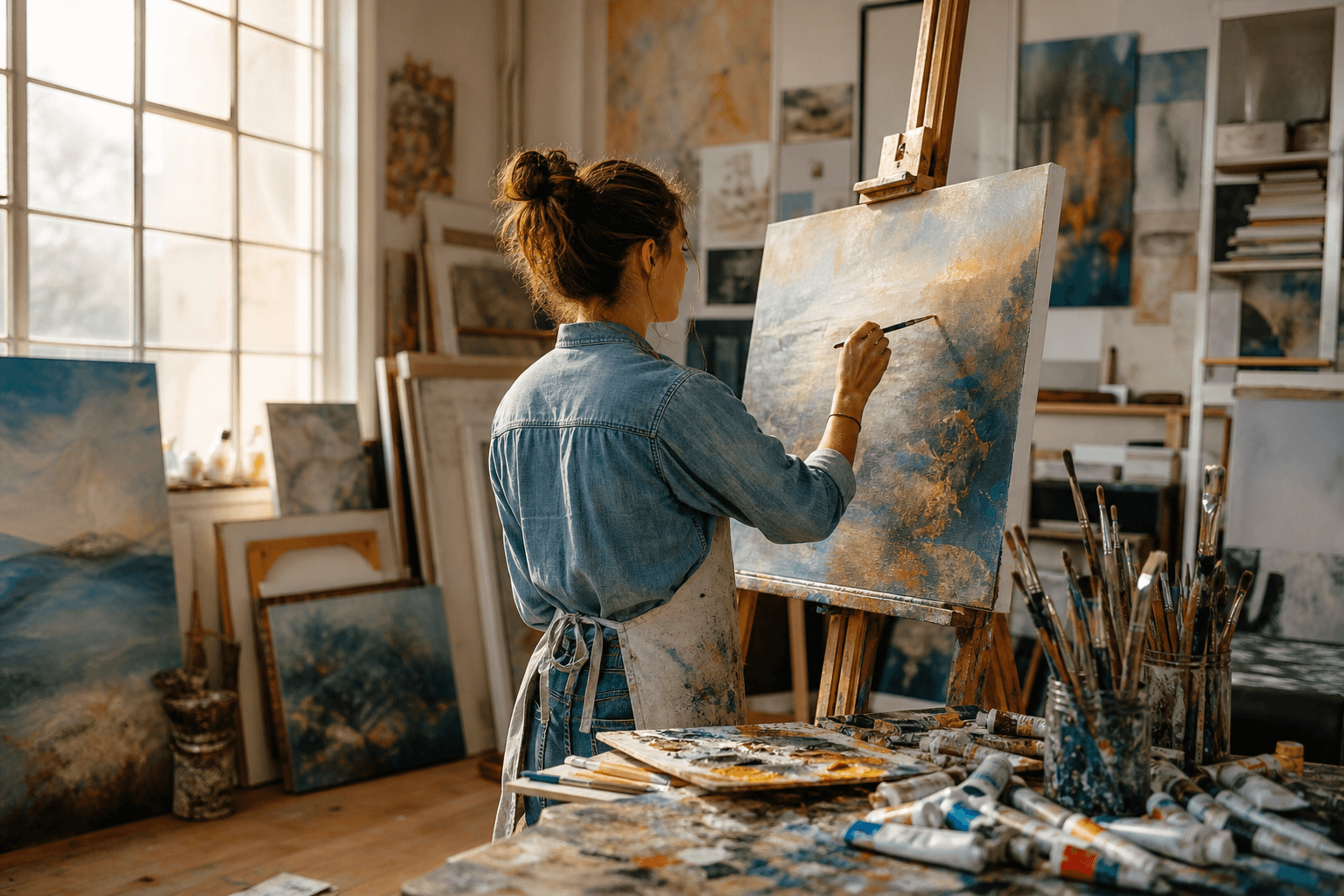 Hero photo for Visual artists: real-world context for a portfolio or booking website